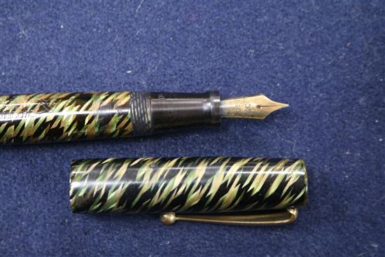 A collection of boxed fountain pens, etc.